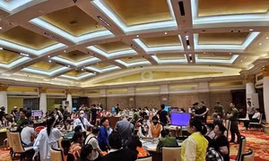 Phá tụ điểm đánh bạc trên 300 tỷ gần biên giới Lạng Sơn
