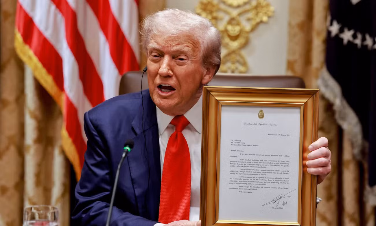 Tổng thống Mỹ Trump nói 'xứng đáng nhận giải Nobel Hòa bình'