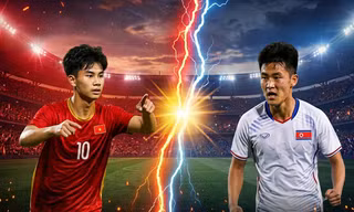  U20 Việt Nam vs U20 Triều Tiên.