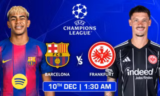 Barcelona vs Frankfurt.
