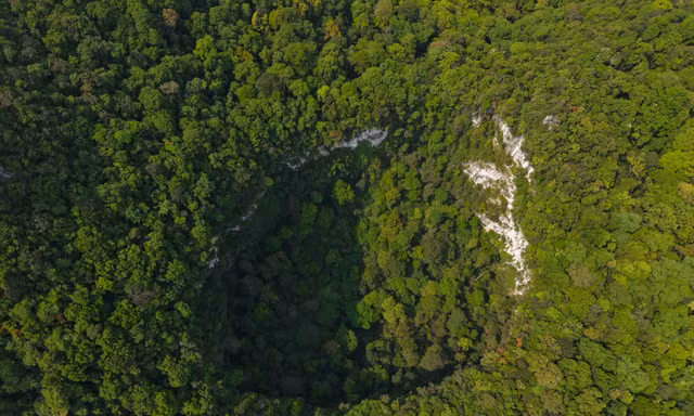 Phát hiện hố sụt sâu 120m 'khổng lồ' ở Phong Nha - Kẻ Bàng 