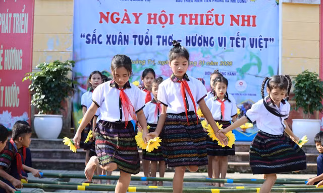 Lan tỏa yêu thương từ Ngày hội ‘Sắc xuân tuổi thơ – Hương vị Tết Việt’ tại Quảng Trị 