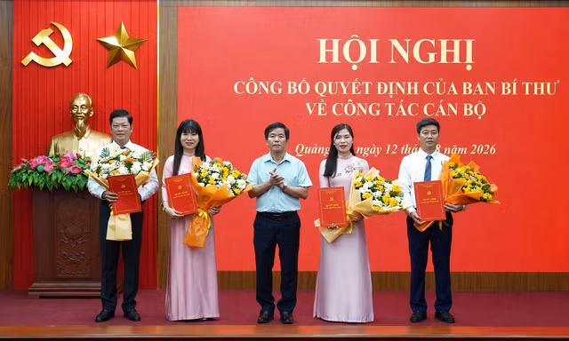 Ban Bí thư Trung ương Đảng chỉ định, chuẩn y nhân sự 3 tỉnh, thành