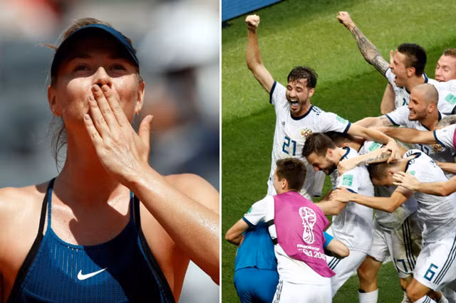 Sharapova chúc mừng chiến tích lịch sử của ĐT Nga.