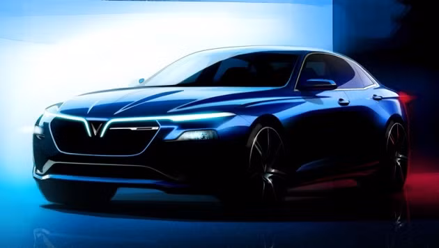 Mẫu sedan của Vinfast sẽ ra mắt xe tại Paris Motor Show.