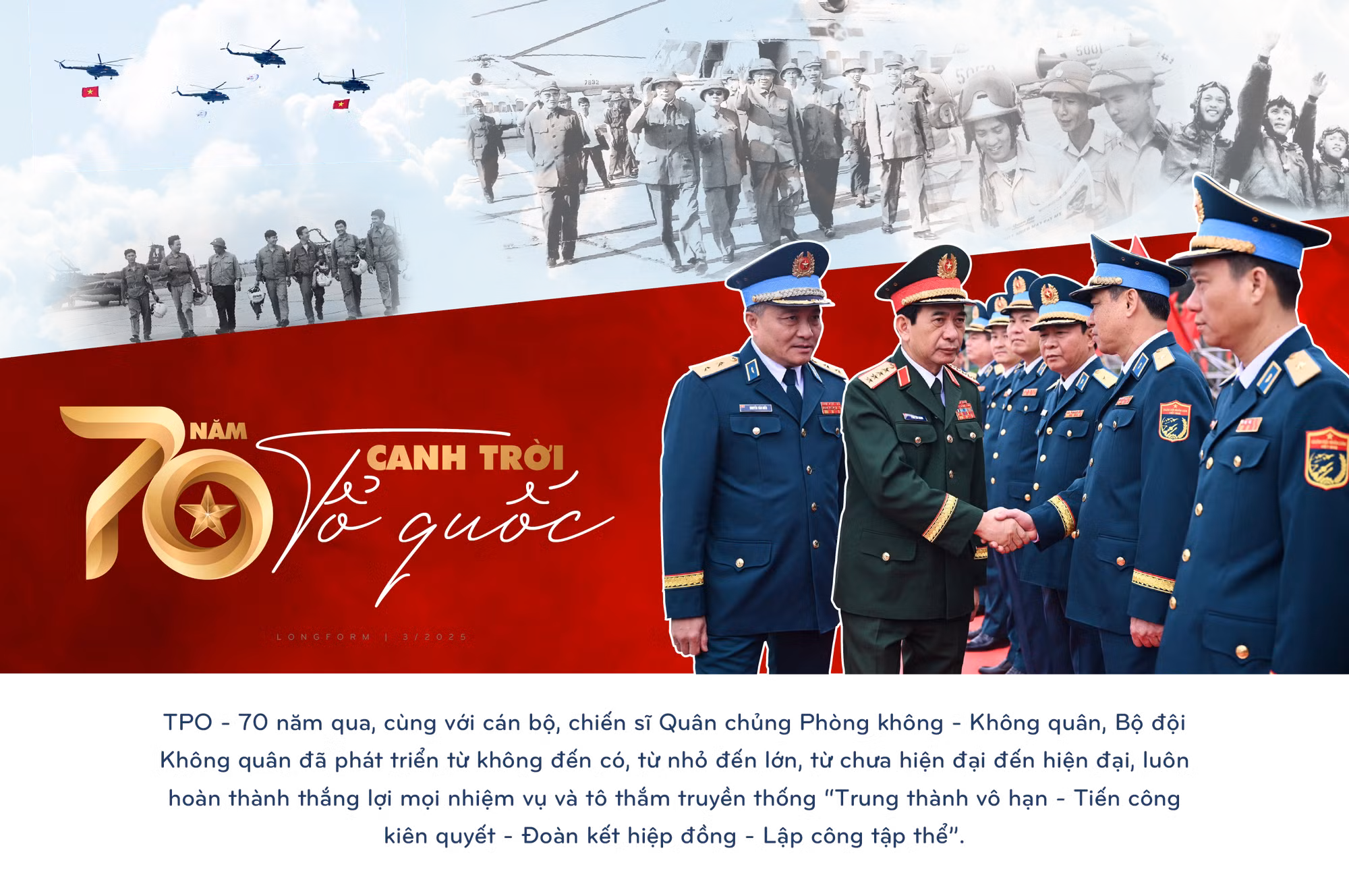 70 năm canh trời Tổ quốc