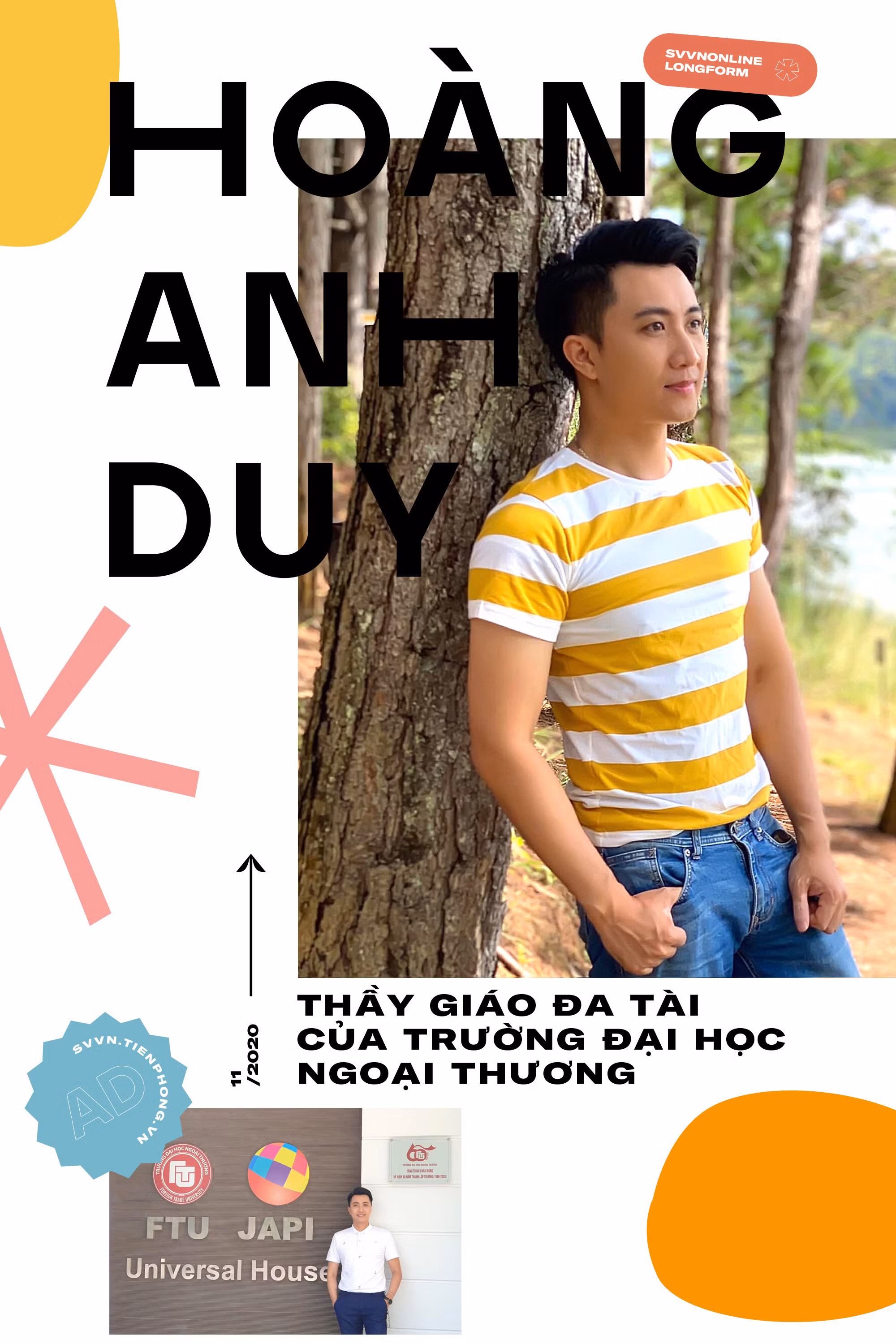 Hoàng Anh Duy- Thầy giáo đa tài của trường Đại học Ngoại thương