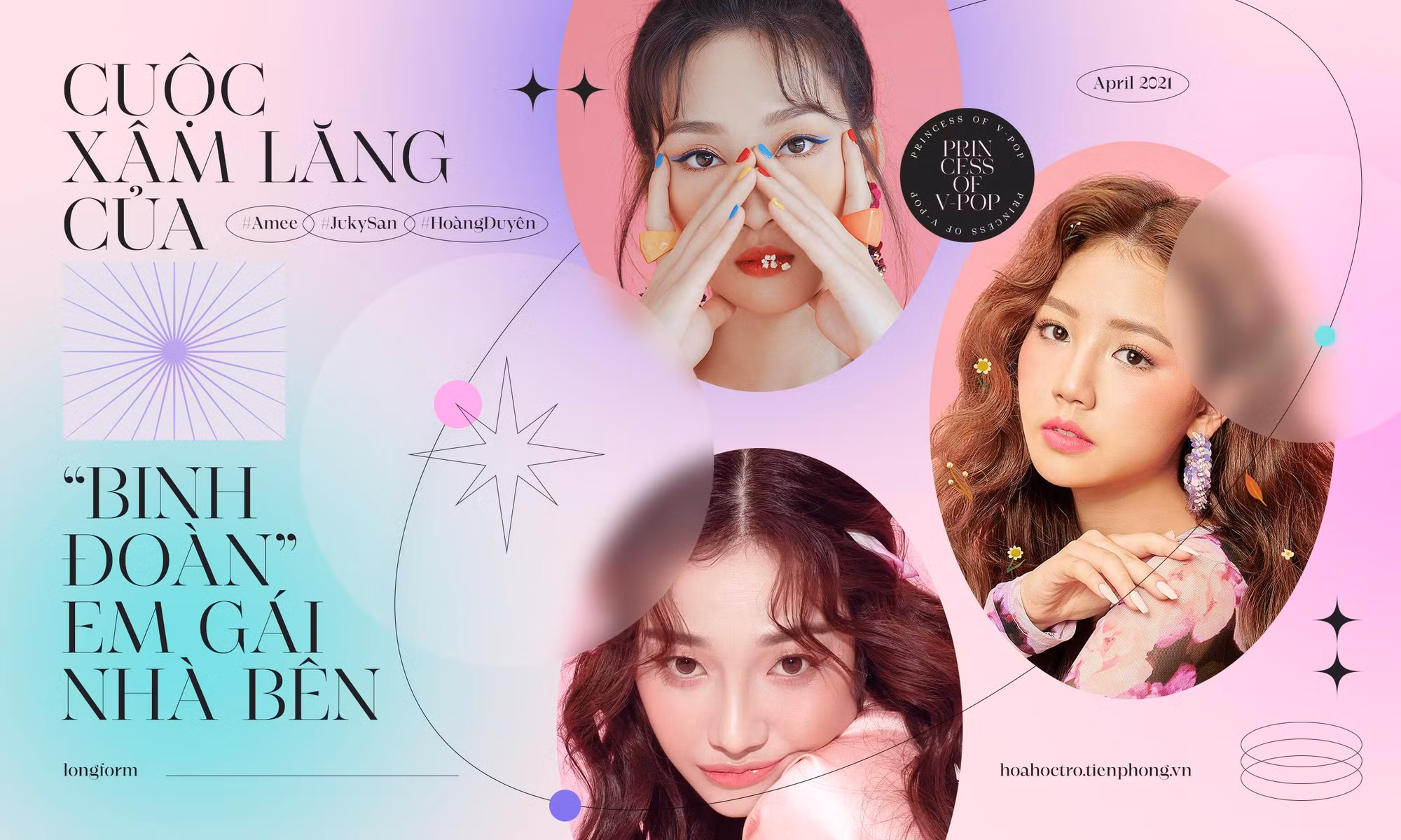 Đặt ngôi sao hi vọng vào 3 nàng "công chúa mới" của V-Pop: Amee, Hoàng Duyên, Juky San 
