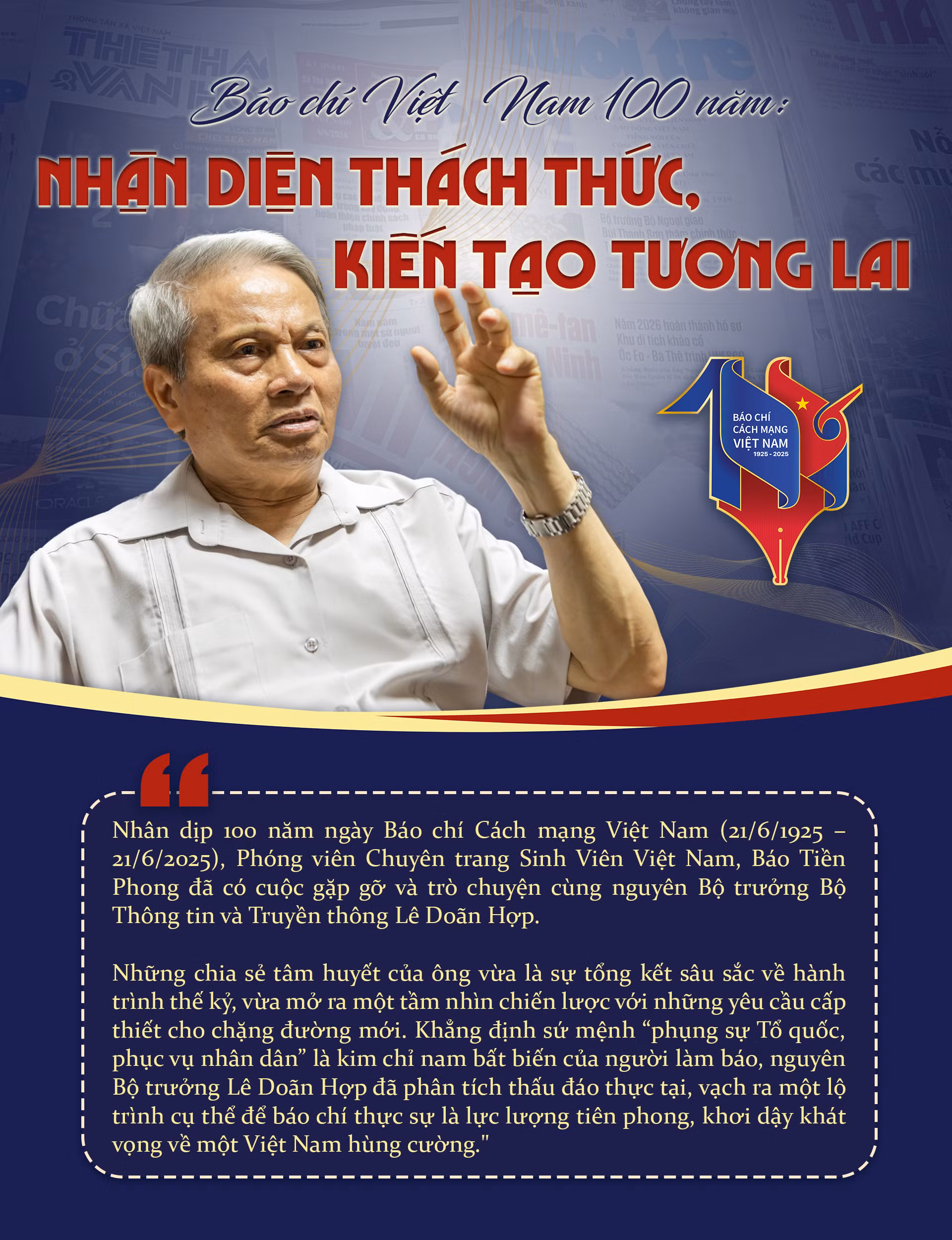 100 năm Báo chí Cách mạng Việt Nam: Nhận diện thách thức, kiến tạo tương lai