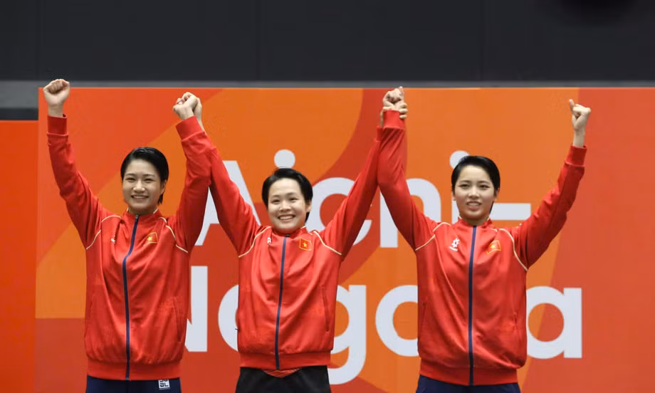 Màn ăn mừng bùng nổ của các nhà vô địch Asiad 20