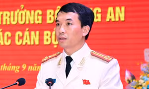 Thượng tá Nguyễn Văn Đức, tân Phó Giám đốc Công an TP Hải Phòng. 