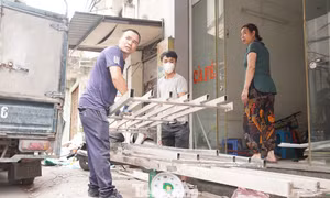 Xuyên lễ dỡ nhà, nhường mặt bằng làm cầu Trần Hưng Đạo