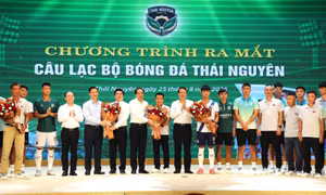 FC Thái Nguyên ra mắt, tham vọng thi đấu ở V-League và vô địch sau 5 năm