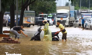 Hà Nội chính thức có 'Bản đồ mưa ngập' 