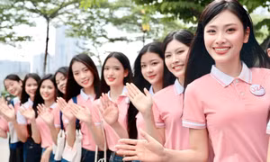53 cô gái về nơi khai sinh cuộc thi Hoa hậu Việt Nam 