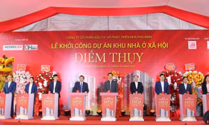 Thái Nguyên khởi công 2 dự án nhà ở xã hội với gần 1.600 căn hộ