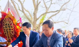 Dâng 33 chiếc bánh chưng tri ân thân mẫu Chủ tịch Hồ Chí Minh