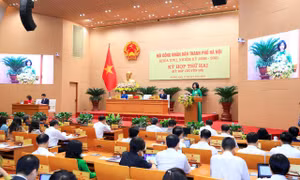 Toàn cảnh kỳ họp thứ 2 của HĐND TP. Hà Nội