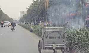 Sau chỉ đạo của Chủ tịch TP Hà Nội, rác thải sinh hoạt vẫn bị đốt công khai