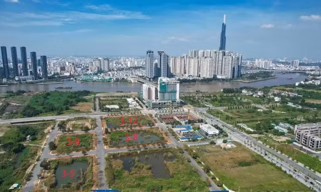 Công bố giá khởi điểm đấu giá 'đất vàng' Thủ Thiêm