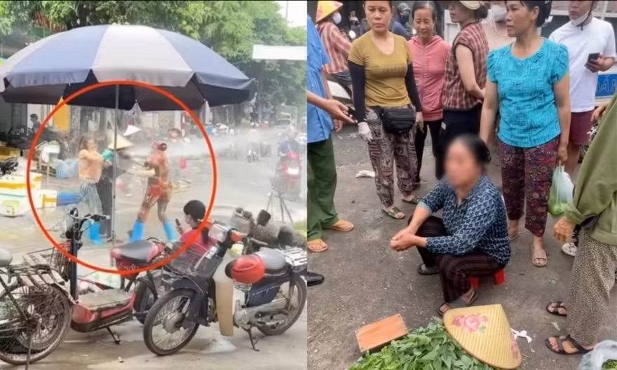 Chủ quán hải sản xịt nước cao áp chảy máu mắt người bán rau lĩnh 2 năm 6 tháng tù