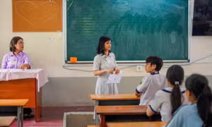 Học sinh thi vào lớp 10 tại TPHCM năm học 2025-2026. Ảnh: Phạm Nguyễn