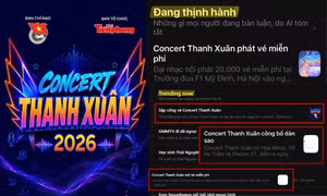 Concert Thanh Xuân "xâm chiếm" cõi mạng, càn quét Top thịnh hành với từ khóa nào?