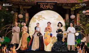 Fashion show Rằm Rộ: Á hậu Châu Anh - Vân Nhi sáng bừng, Mai Ngô "bung skill"