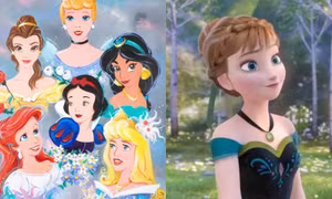 Dàn nhân vật không được xem là công chúa Disney, một người từng bị "gạch tên"