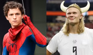 Tình bạn giữa Erling Haaland và "Nhện Nhí" Tom Holland bắt đầu từ sự cố "ngó lơ"