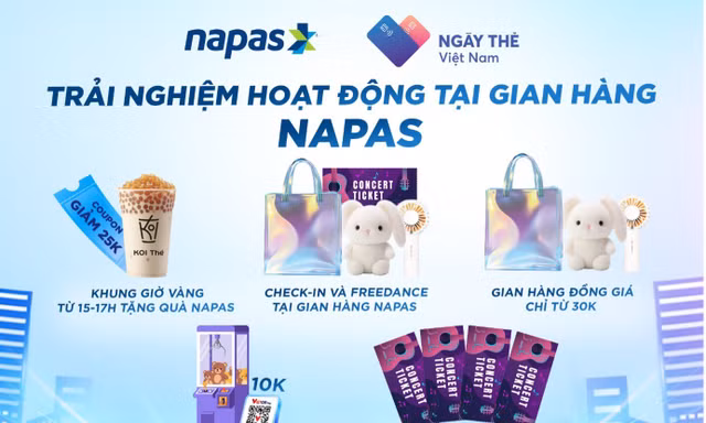 'Cơn mưa quà tặng' Sóng Festival - Ngày thẻ Việt Nam dành cho bạn trẻ sáng mai 
