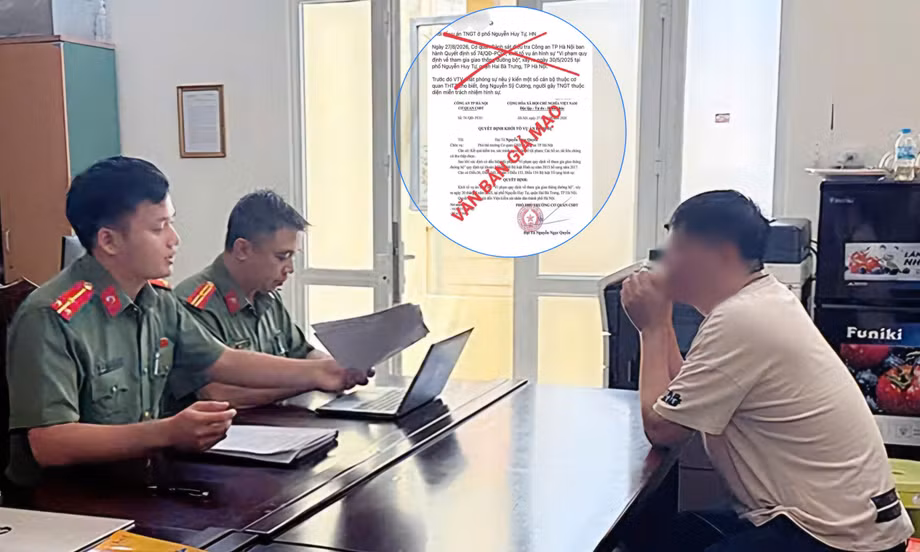 Xử phạt người đăng văn bản giả mạo quyết định khởi tố vụ tai nạn ở đường Nguyễn Huy Tự