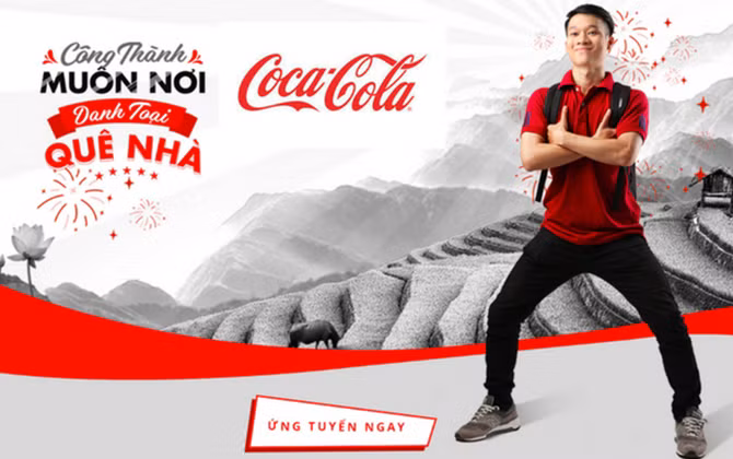 Coca-Cola Việt Nam tuyển dụng giám sát viên bán hàng