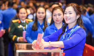 Đại hội Đoàn toàn quốc lần thứ XIII tiến hành bầu Ban Chấp hành T.Ư Đoàn