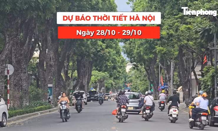 Bản tin Thời tiết Hà Nội (28 - 29/10): Ngày nắng dự kiến tiếp diễn những ngày cuối tháng 10