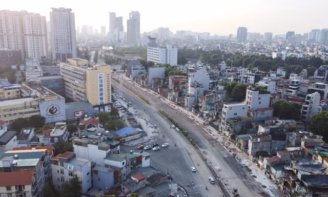 Hà Nội: Đường Vành đai 1 đoạn Hoàng Cầu - Voi Phục dự kiến thông xe trước ngày 2/9