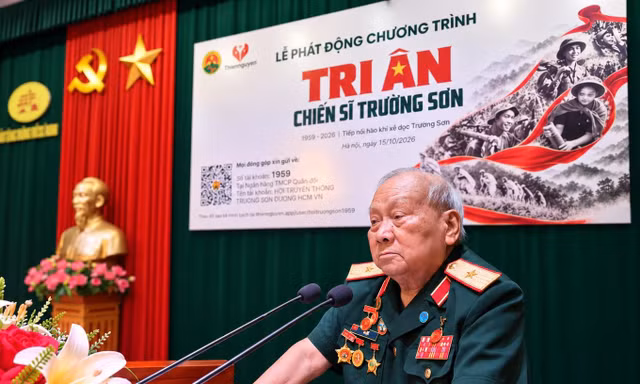 Nối dài vòng tay tri ân cựu chiến sĩ Trường Sơn