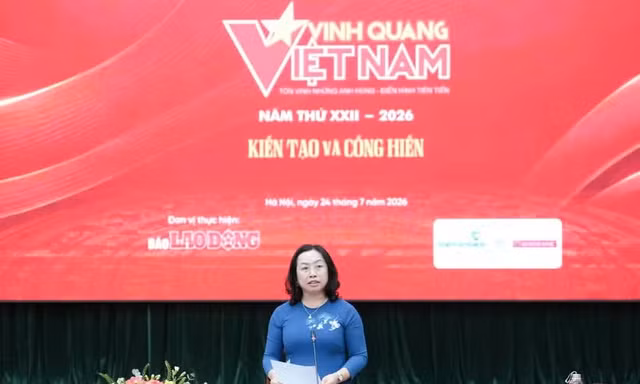 Vinh quang Việt Nam 2026: Tôn vinh 13 tập thể, cá nhân truyền cảm hứng