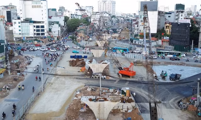 Hà Nội điều chỉnh giao thông nút Láng Hạ - Giảng Võ từ ngày 12/6