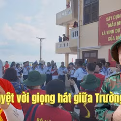 Bất ngờ với những giọng hát của lính trẻ ở Trường Sa
