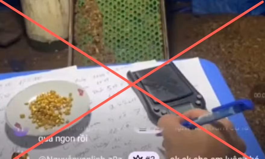 Lật tẩy chiêu lừa đảo livestream bán cát chứa vàng