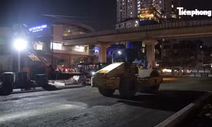 Hà Nội xuyên đêm thi công đường Vành đai 2,5 kịp thông xe vào ngày 10/10