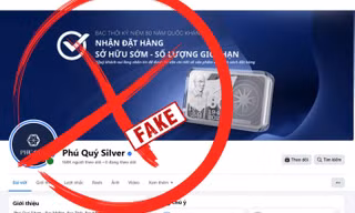 Giả mạo fanpage của Phú Quý nhận đơn đặt mua bạc thỏi kỷ niệm 80 năm ngày quốc khánh 2/9