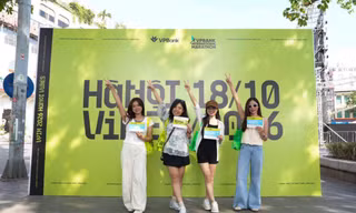 Nhận BIB, check-in, săn quà: Không khí sôi động tại VPIM Expo 2026