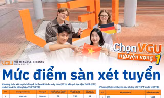 Trường Đại học Việt Đức công bố điểm sàn xét tuyển 
