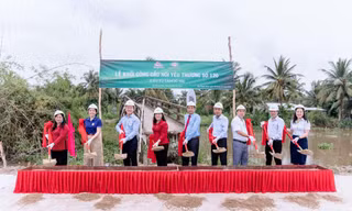 Khởi công Cầu nối yêu thương 120: Nối nhịp giao thông ở xã Thuận Hòa, Cần Thơ