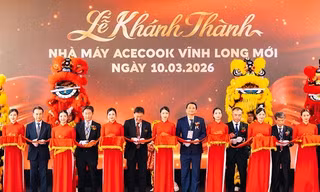 Acecook Việt Nam khánh thành nhà máy Vĩnh Long mới, tạo việc làm cho 3000 lao động 