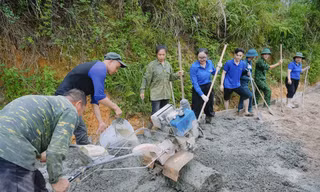 Sinh viên Bắc Ninh viết tiếp chuyện đẹp nơi biên giới
