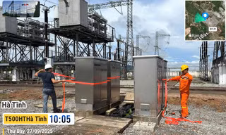 Lãnh đạo EVNNPT cùng cán bộ, công nhân viên trắng đêm trực ứng phó với bão số 10 