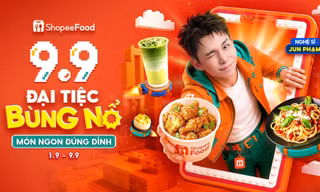 'Sạc' năng lượng cho tháng 9 đầy hứng khởi với ShopeeFood 9.9